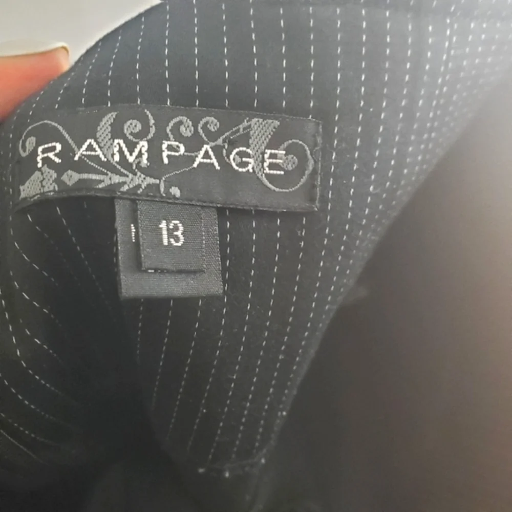 3/$15 RamPage Stripes Black and White Pencil Skirt Junior Size 13 Small